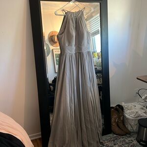 AZAZIE - grey bridesmaid dress - sz 10